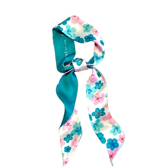 Twilly Handbags - Floral Silk Scarf Twilly NWT